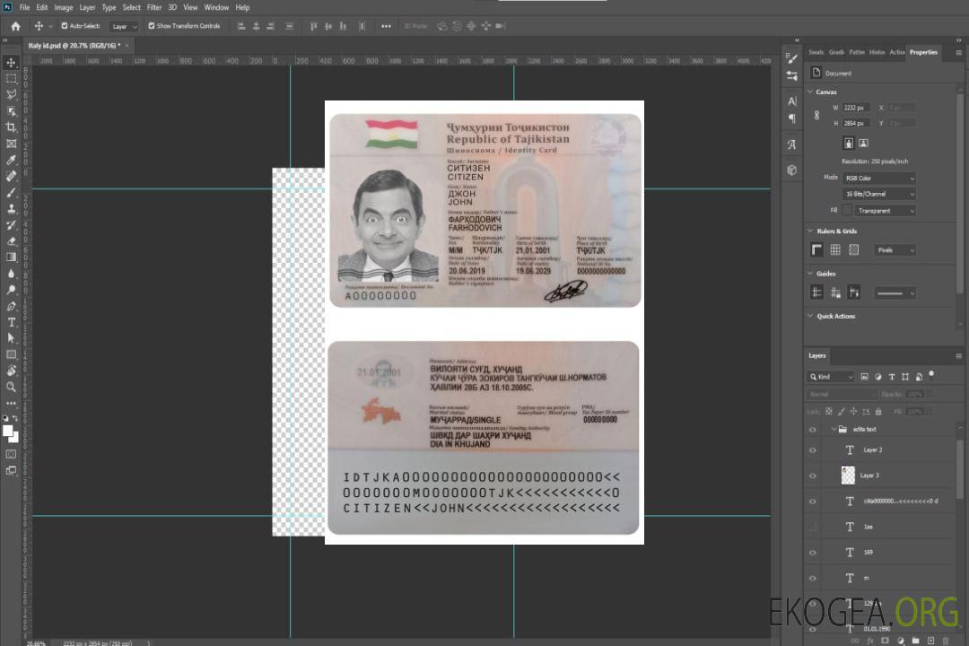 ID TADJIKISTAN template
